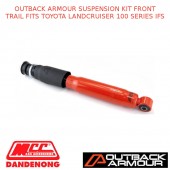OUTBACK ARMOUR SUSPENSION KIT FRONT TRAIL FITS TOYOTA LANDCRUISER 100 SERIES IFS